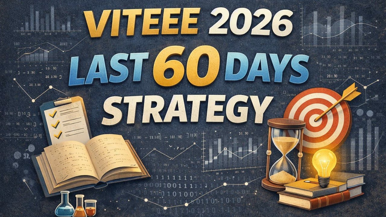 VITEEE 2026: Last 60 days Strategy | MasterPlan to get into VIT Vellore | Score 450+ Marks