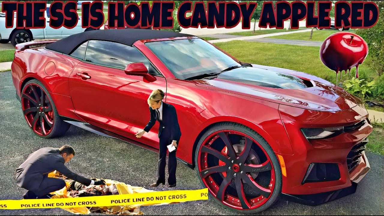 Забираю свой Camaro 2017 года из Paint Shop. Candy Anyone.