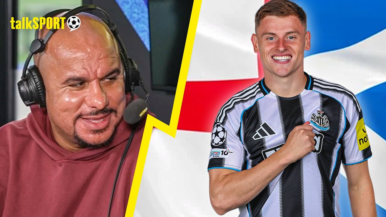 Gabby Agbolahor SUPPORTS Newcastle Star Harvey Barnes In Changing From England To Scotland!