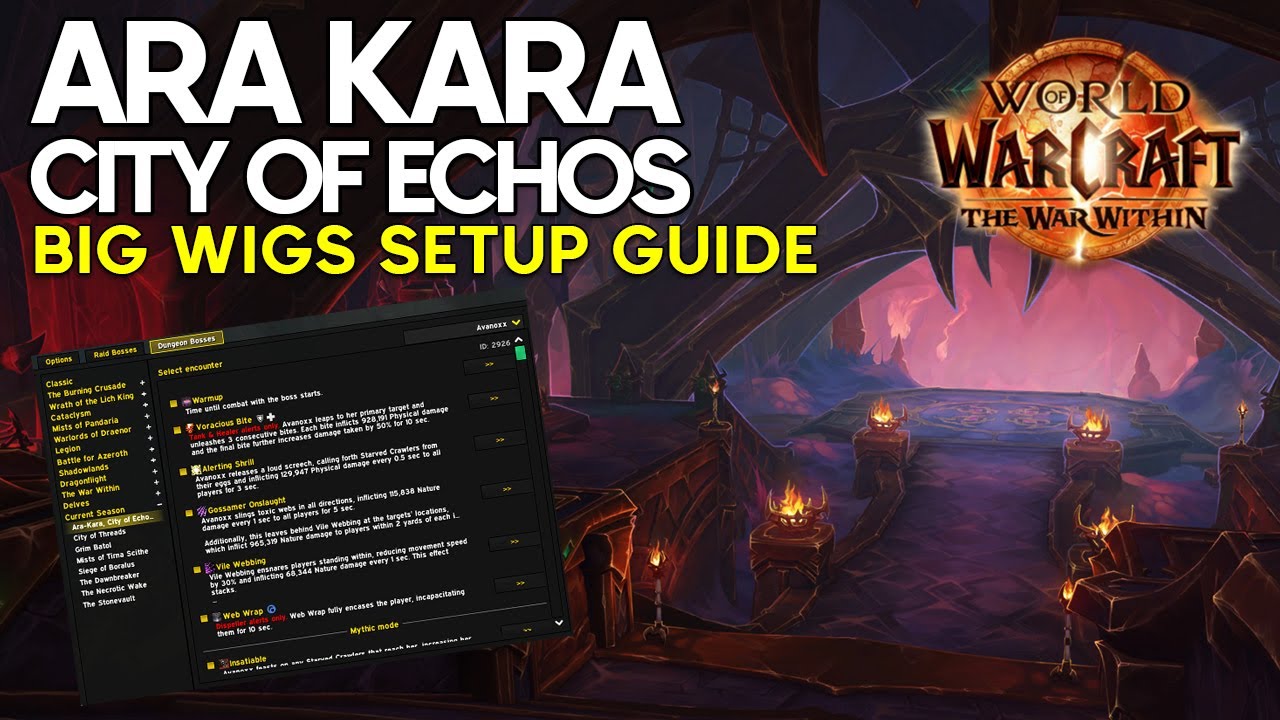 Bigwigs Setup Guide: Ara-Kara, City of Echoes