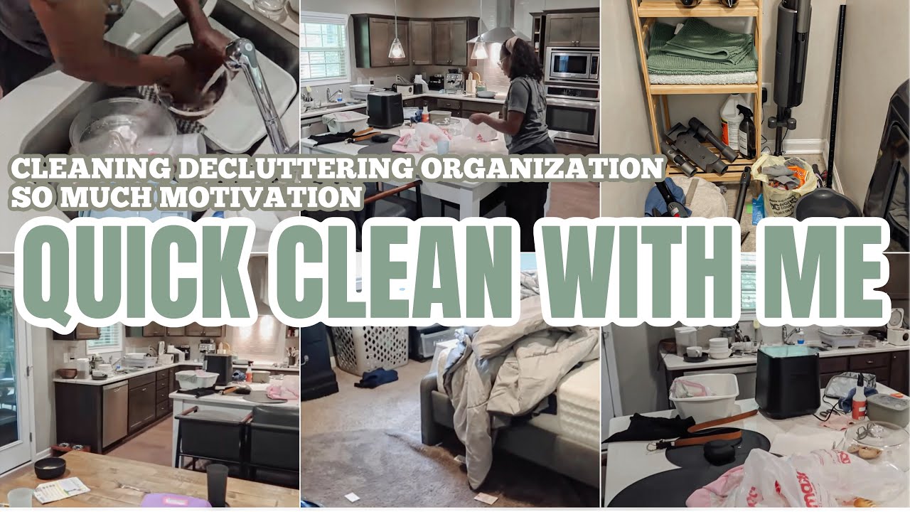 QUICK CLEAN DECLUTTER AND ORGANIZE WITH ME | EXTREME CLEANING MOTIVATION | 2025 CLEAN WITH ME