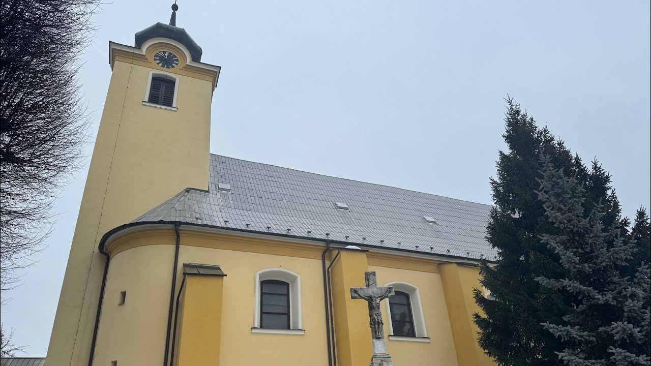 Ruda nad Moravou (CZ) Kostel sv. Vavřince - polední zvonění 