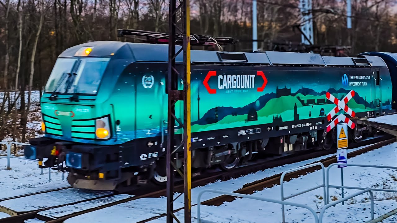 SIEMENS VECTRON 6 193-274 ⚫🔵🟢 EC 130 BATORY🔹Zabrzeg Czarnolesie🔹➡️ WARSZAWA WSCHODNIA 