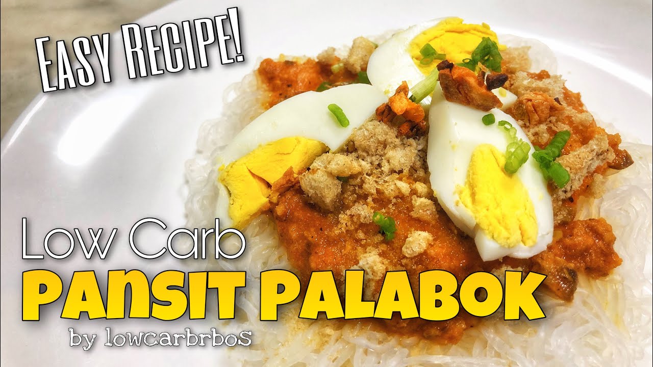 Keto Low Carb Pansit Palabok | Shirataki Palabok | LCIF Low Carb Recipe 51 | Low-Carbohydrate Diet