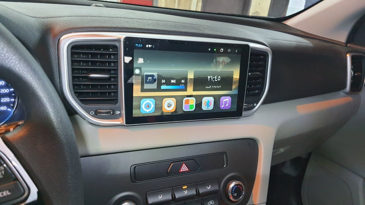 شاشه كيا سبورتاج 2020-2021 نظام الاندرويد