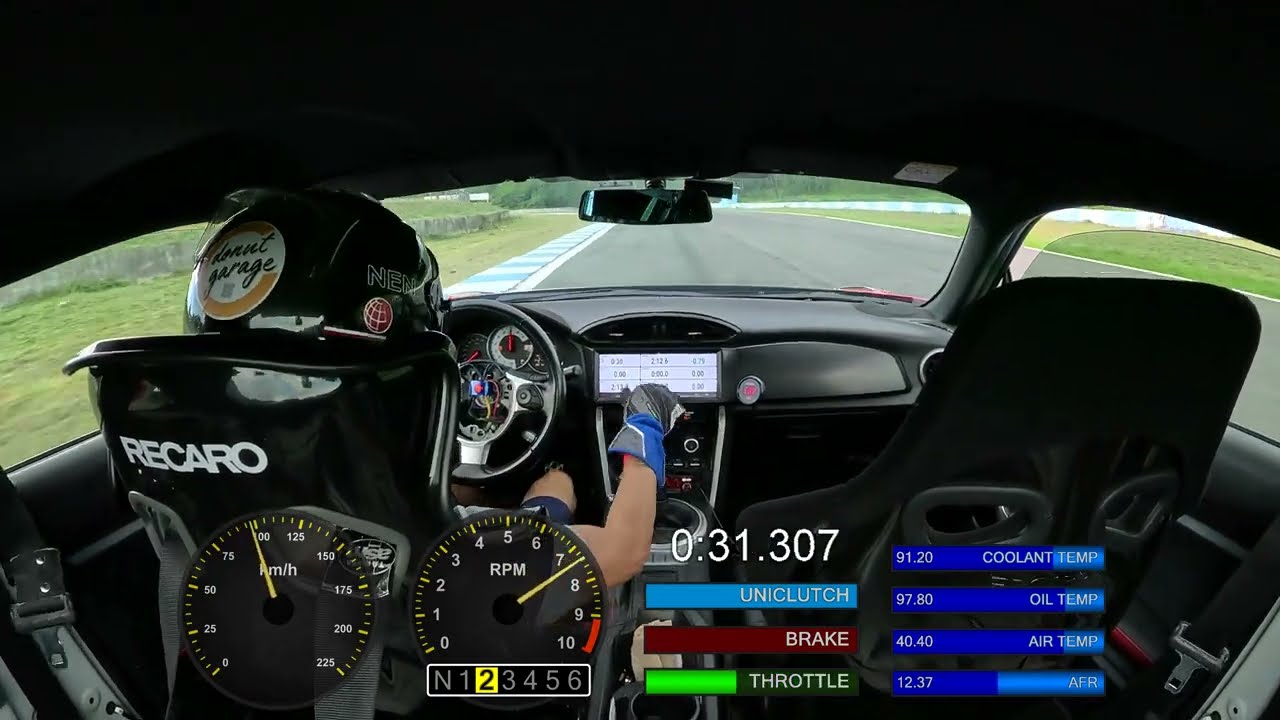 NEW GT86/BRZ all-motor lap record at the Clark international speedway 2:12.223