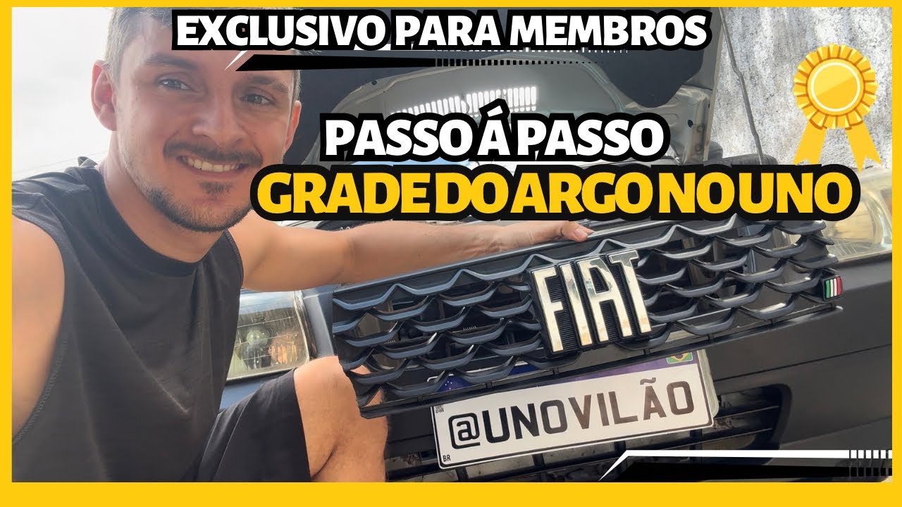 GRADE DO ARGO ADAPTADA NO FIAT UNO, COMO FAZER