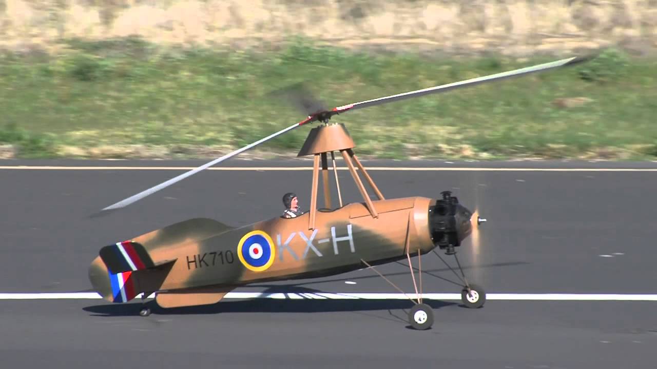 auto gyro mini-review for RC Star Cerva C2 ARF Maiden test hop