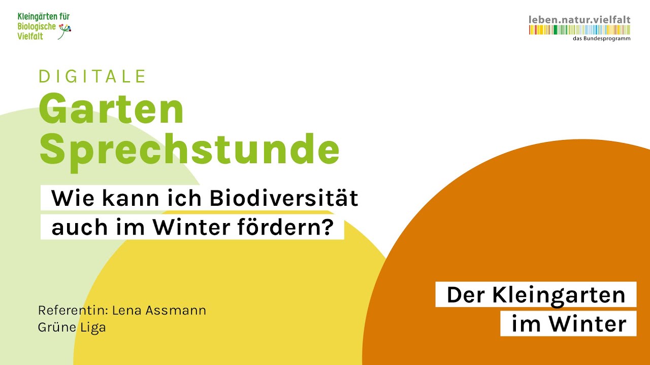 Mitschnitt | Gartensprechstunde 