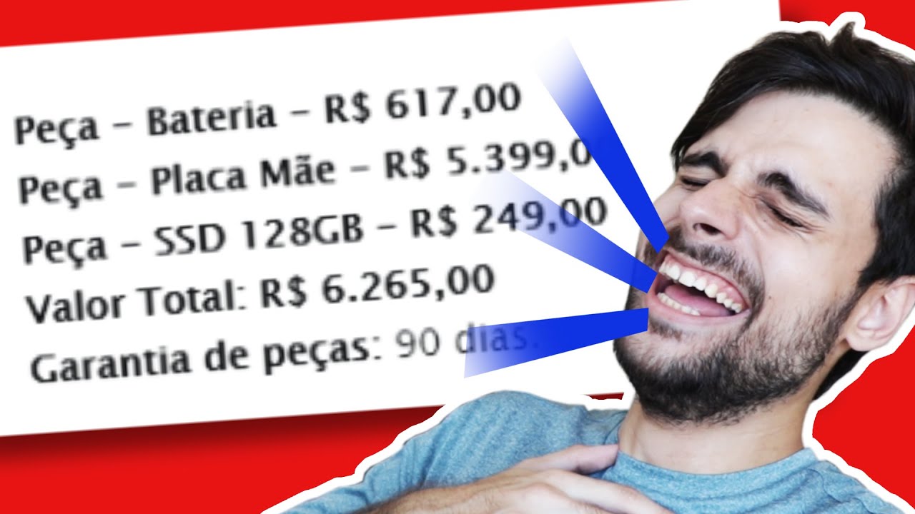 Autorizada cobrou 6 MIL REAIS, CONSERTEI POR R$ 600,00!