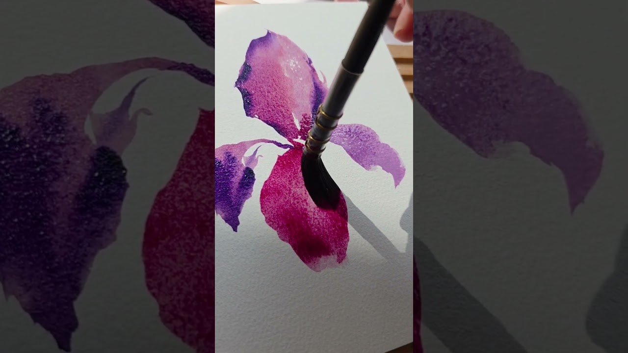 Watercolor Iris
