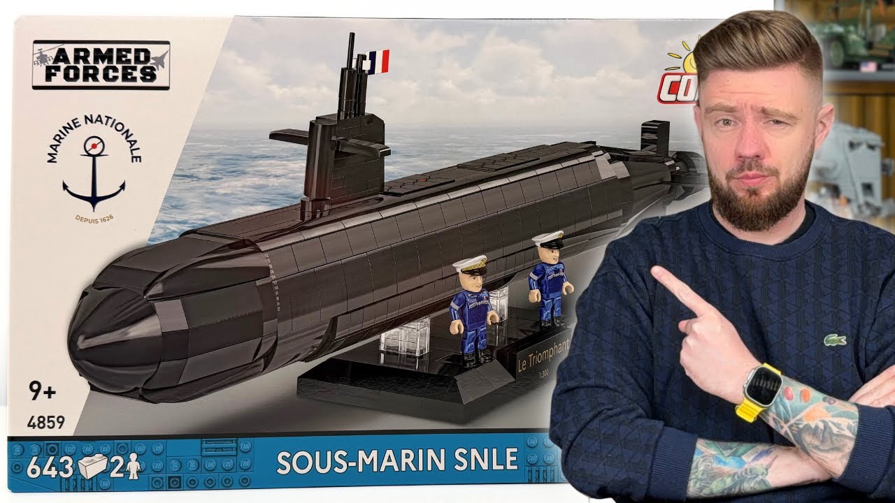 SOUS-MARIN SNLE ⚓️ COBI 4859 RECENZJA