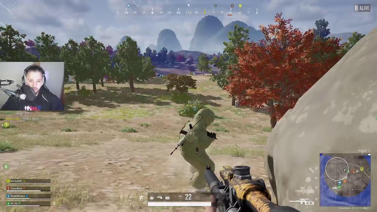 PUBG Squads sa ekipom