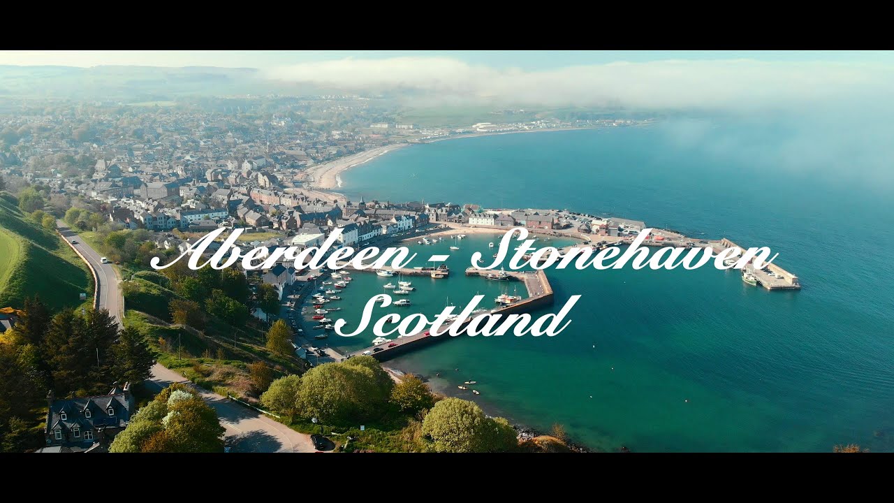 Aberdeen Tour | 4K Drone View of Stunning Stonehaven | Scotland | Weekend Break