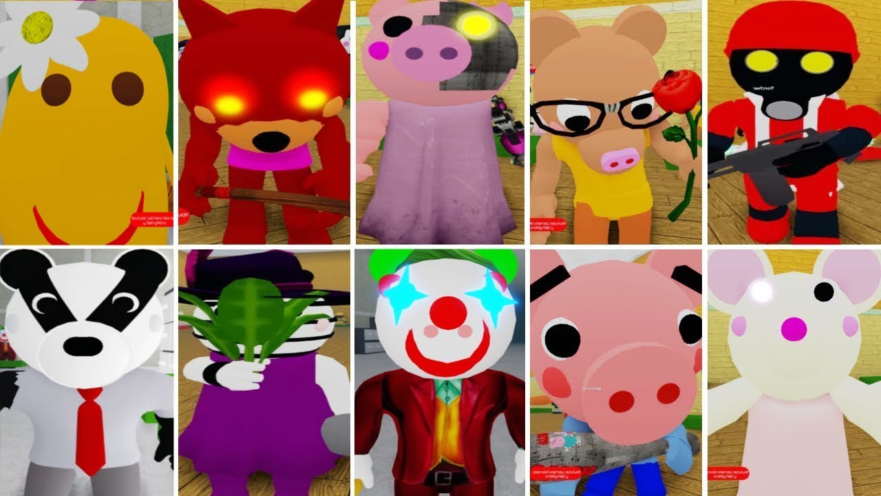 ALL NEW PIGGY JUMPSCARES 👉 Roblox Piggy New Skin Ideas