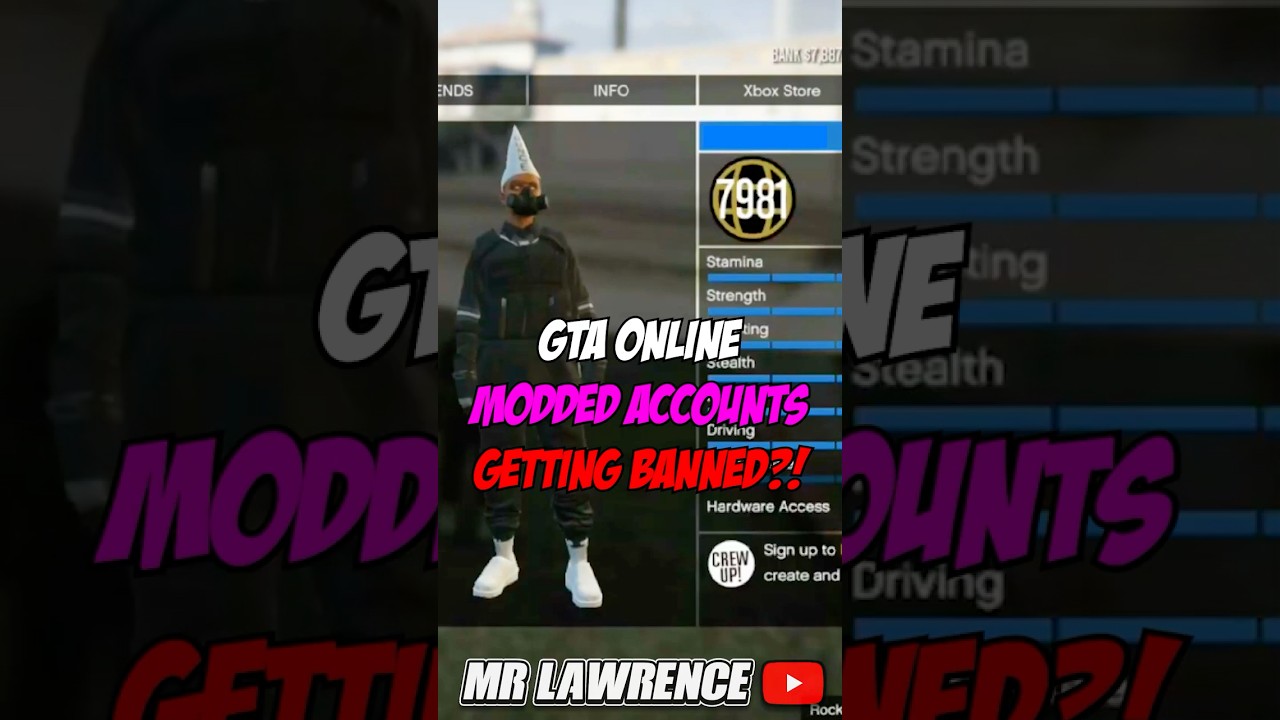GTA ONLINE MODDED ACCOUNTS GETTING BANNED?! 😵&zwj;💫#gta5online #moddedaccounts #moddedcars #gtashorts