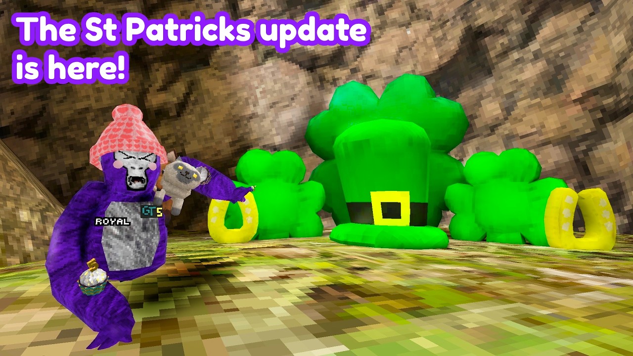 New St Patrick's update in Gorilla Tag!!