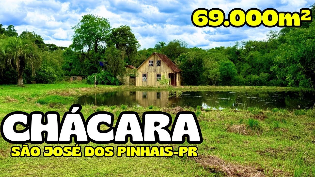 CHÁCARA COM NASCENTES E 7 TANQUES DE PEIXES A 13 KM DO CENTRO DE SJP – 6,9 HECTARES