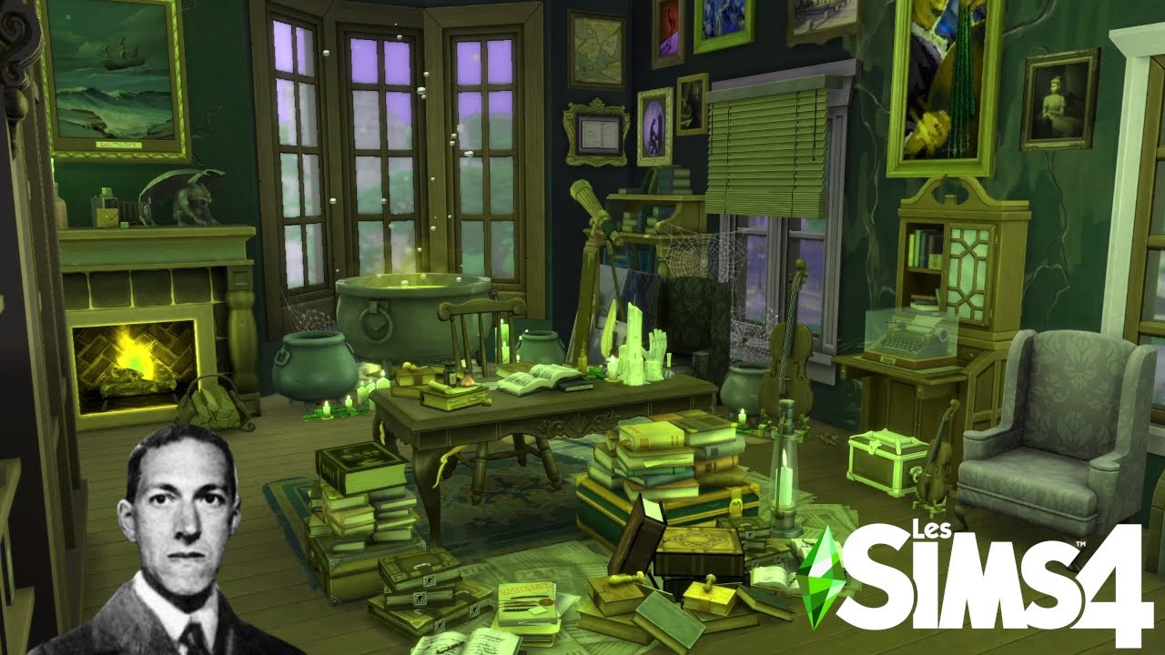 H.P. Lovecraft's Lair || The Sims 4 Speed Build || No CC