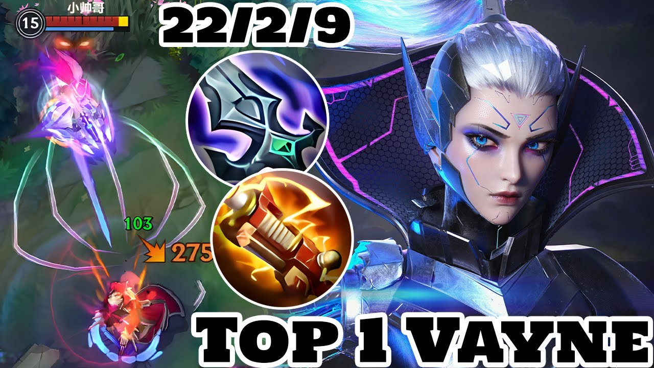 Wild Rift Vayne - Top 1 Vayne Gameplay Rank Sovereign