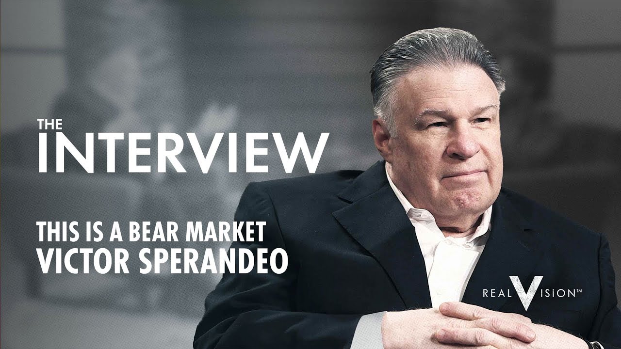 This Is A Bear Market (w/ Victor Sperandeo) | Interview | Real Vision™