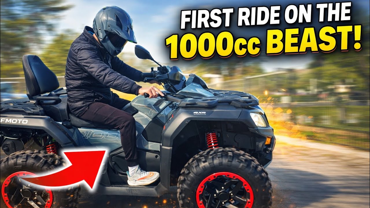 FIRST RIDE on My NEW CFMOTO CForce 1000 X10&hellip; This Thing is INSANE!! 🤯🔥