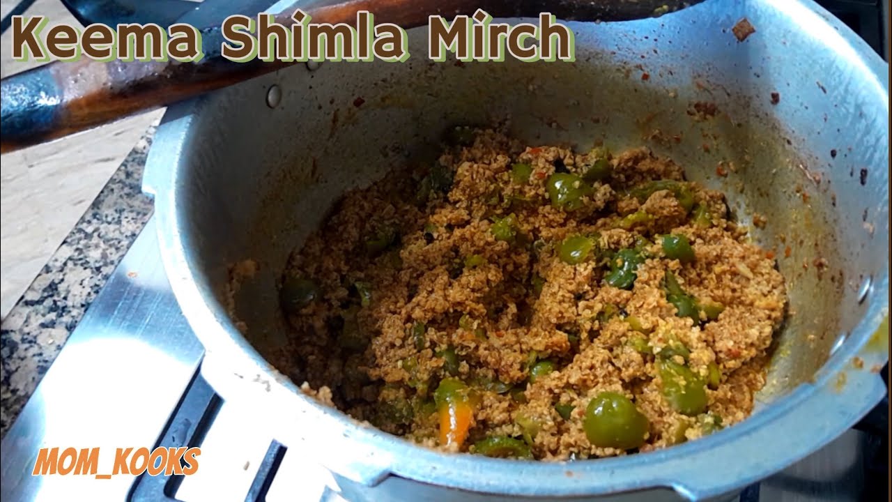 Keema Shimla Mirch recipe by mom_kooks