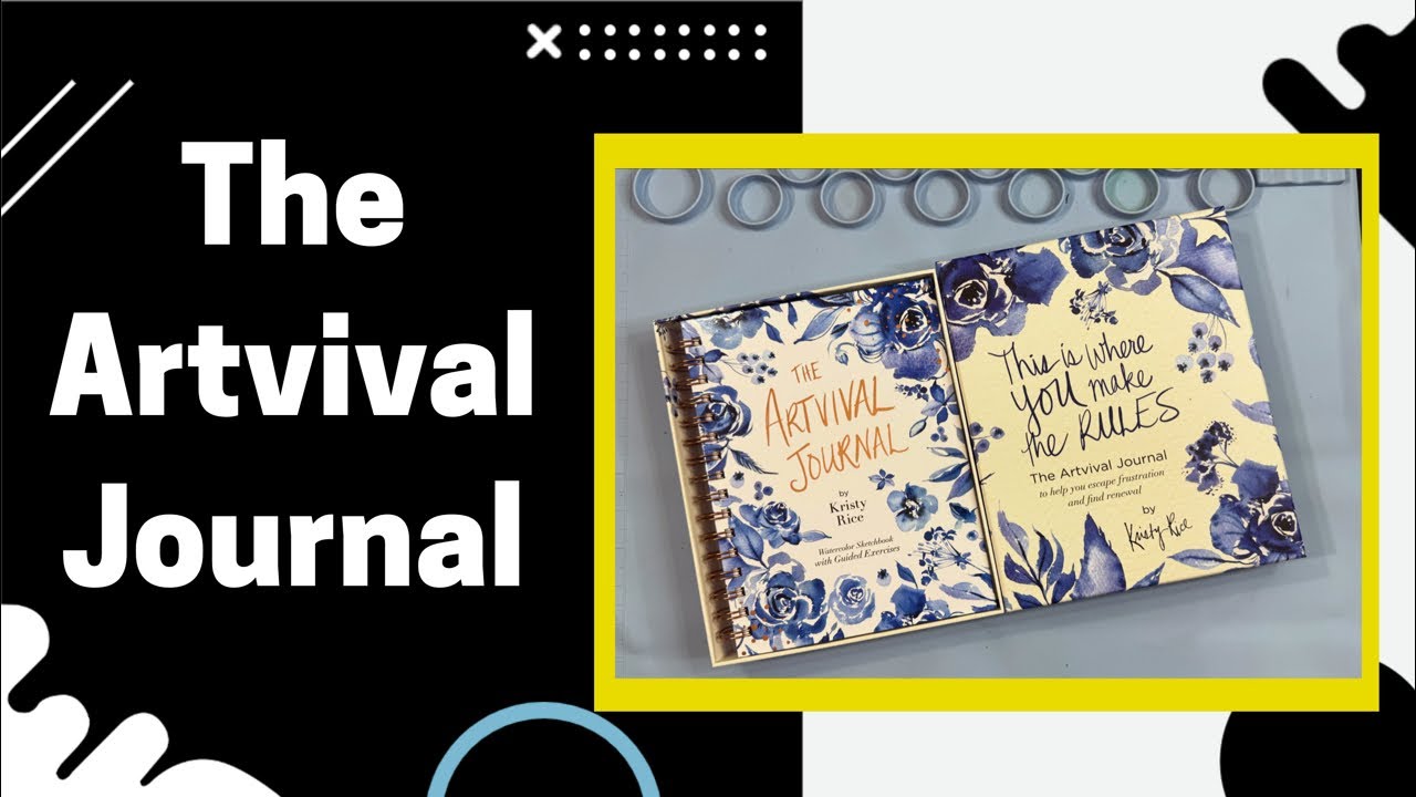 LIVE Unboxing of the Artvival Journal! Paintcrush’s New Journal by Kristy Rice | Part 1 