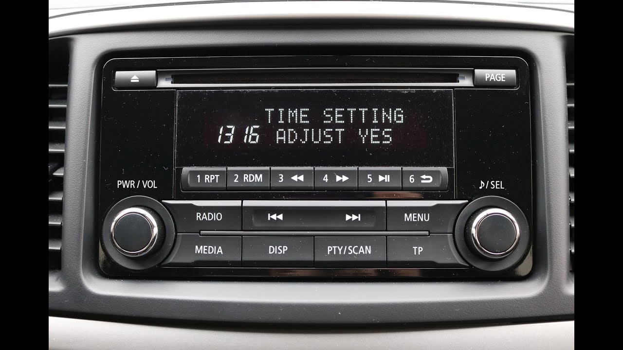 Mitsubishi Lancer - Clock Setting