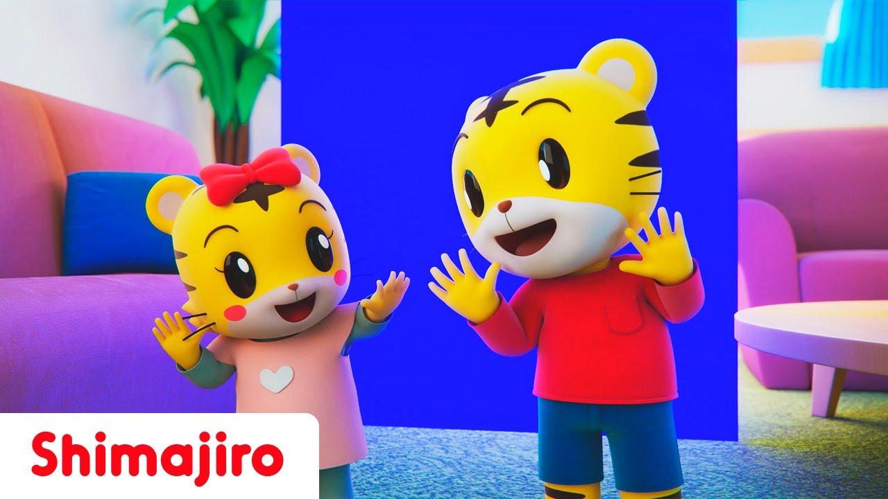 🎨🌈 Shimajiro Learns Colors with His Little Sister! 🚂🚗 | Color Songs & Fun Discovery for Kids 🎶