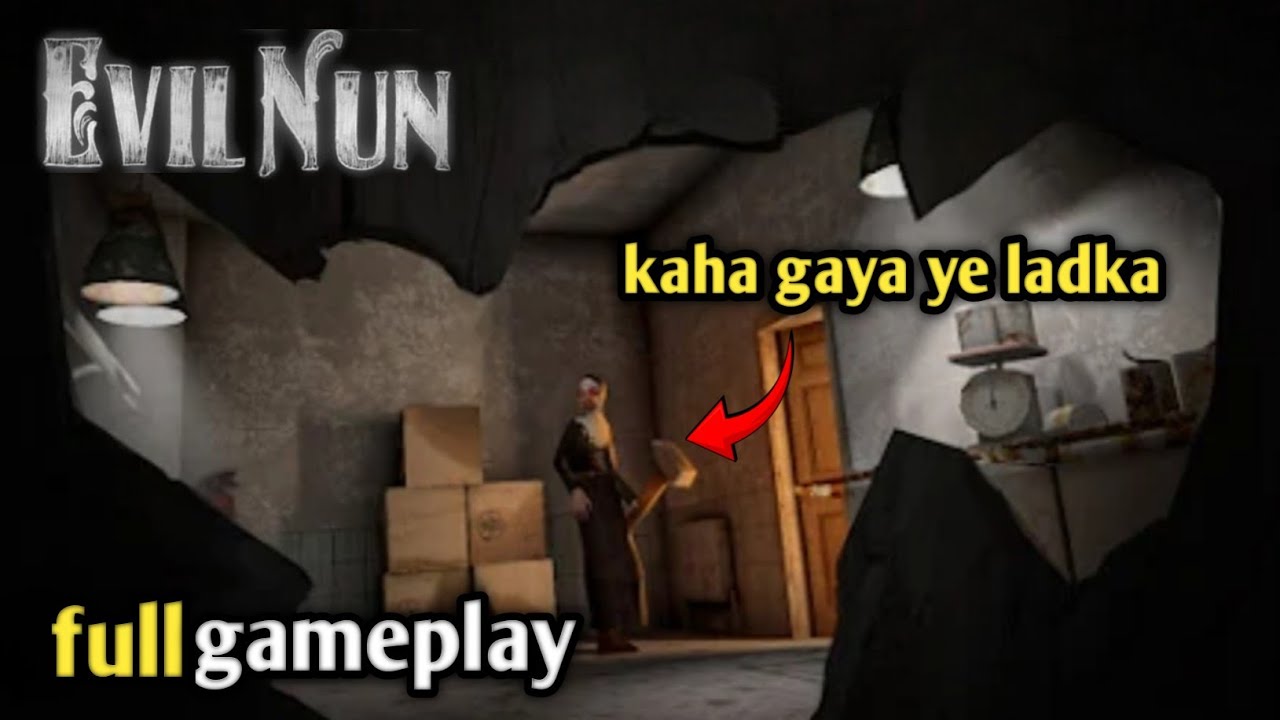 Evil nun escape | Evil nun full gameplay video 😱