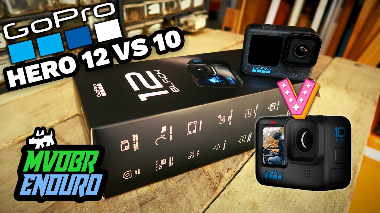 GoPro Hero 12 Black vs Hero 10 Black: Comparison Motorcycle Helmet Camera Footage & Differences