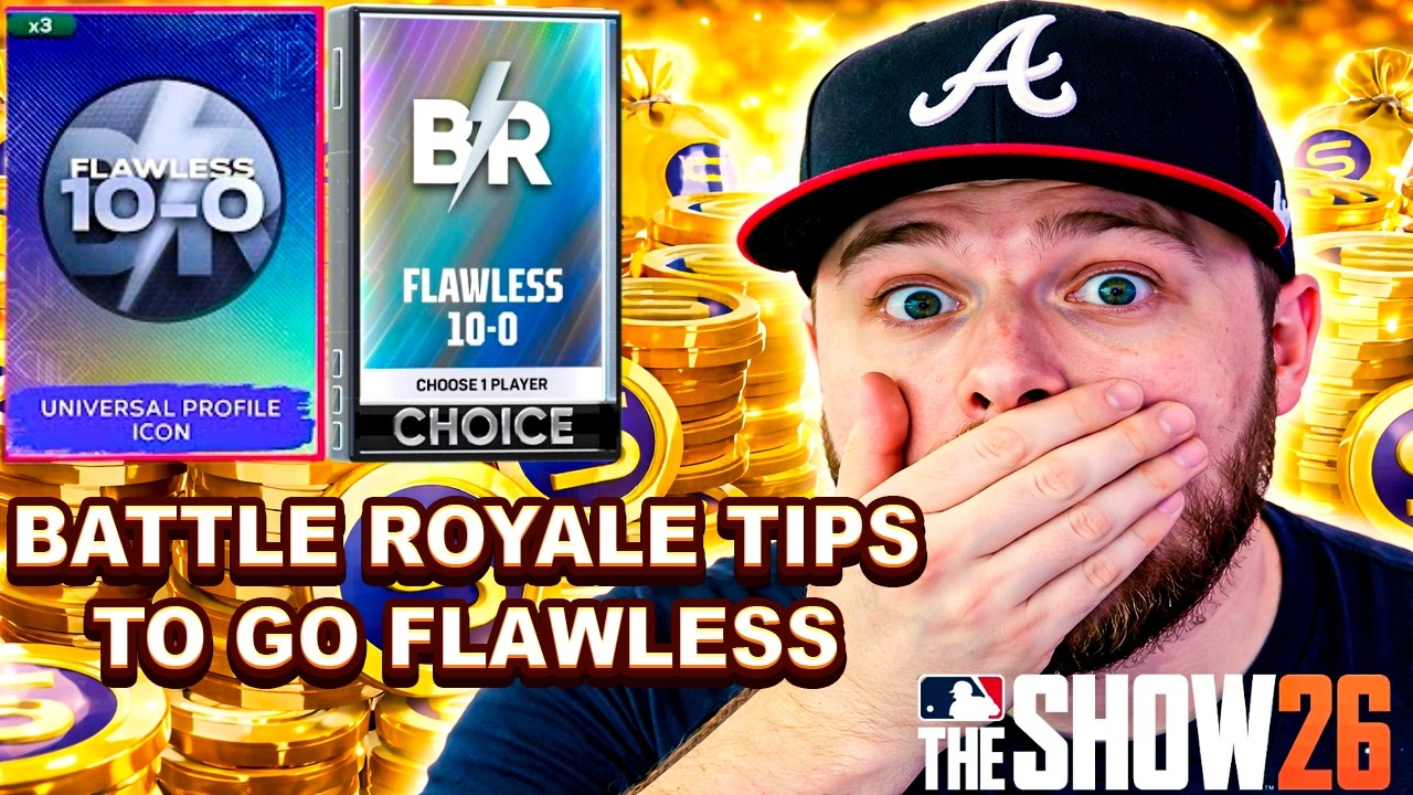 *NEW* HOW TO GO FLAWLESS IN MLB THE SHOW 26! BEST BATTLE ROYALE TIPS FOR MLB THE SHOW 26