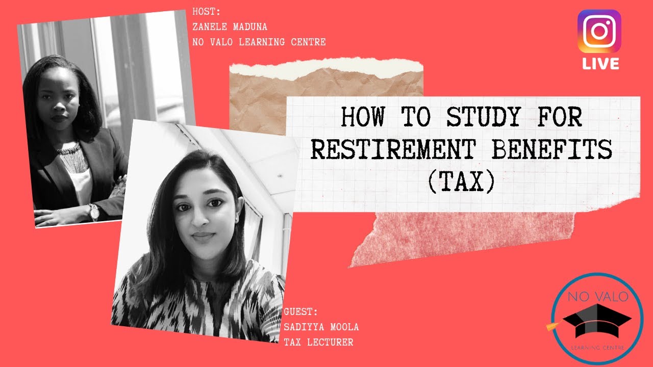 How to study for RETIREMENT BENEFITS (Tax IG Live)