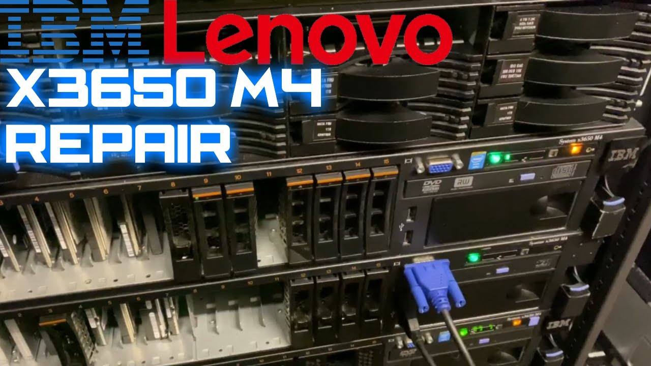 IBM X3650 M4 Prototype repair - Raid controller missing and power button not working. - MHDC 001