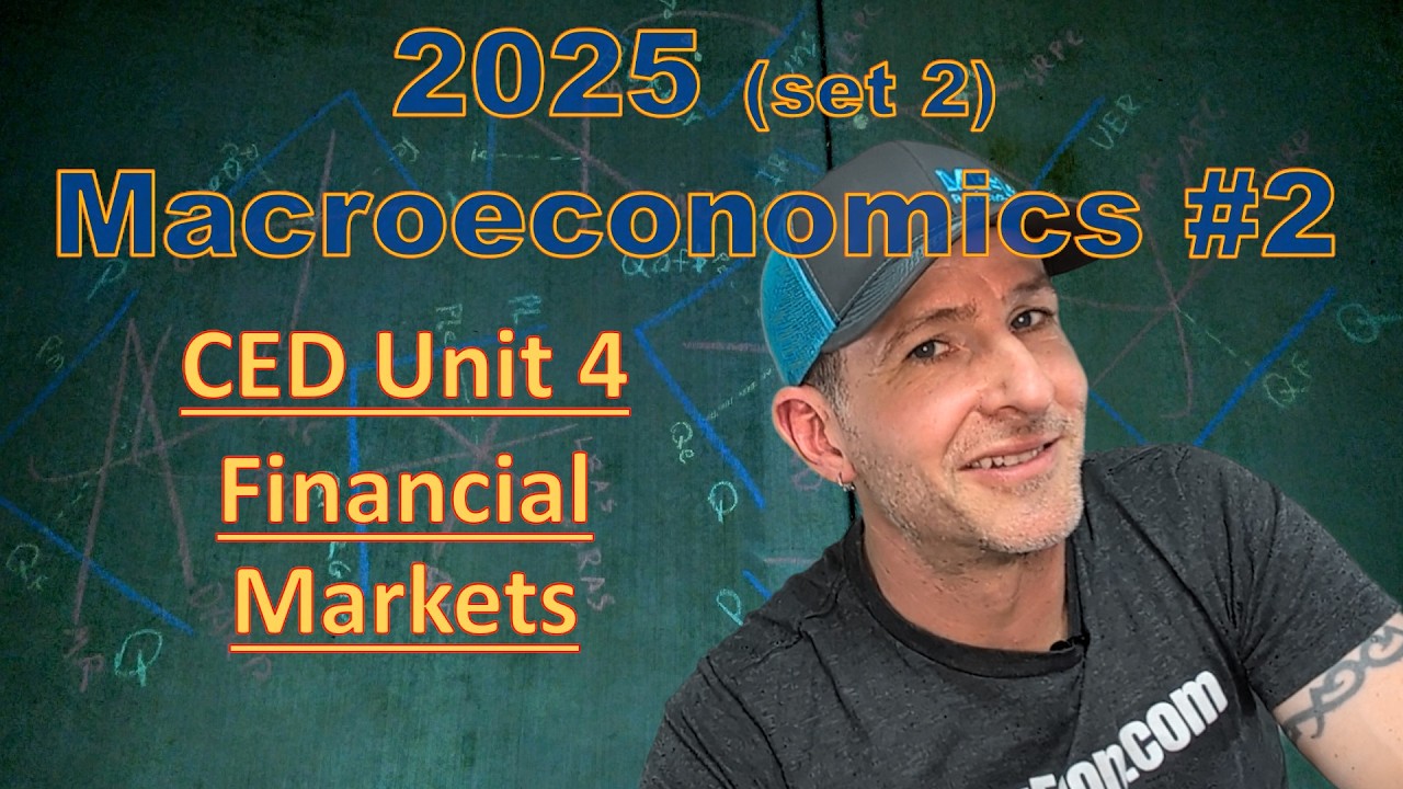 2025 AP Макроэкономика, часть 2, объяснение задания №2 (FRQ).