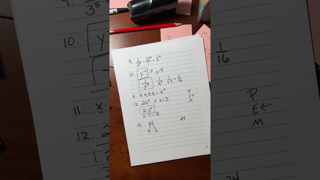 Pre Algebra  Chapter 9 Practice Test 