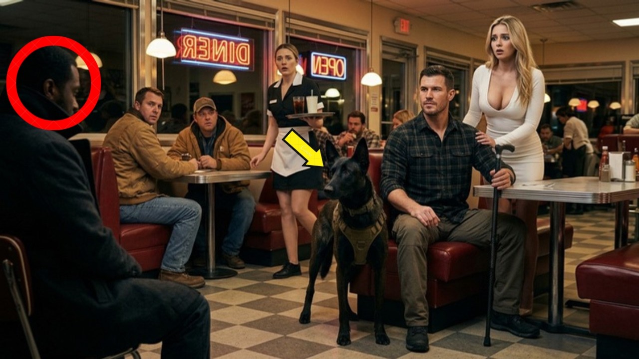 Can I Sit Here? The Disabled SEAL Asked — Then His K9 Froze the Diner