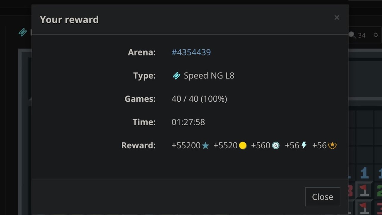 Minesweeper.online | Arena Speed NG L8 (First Time)