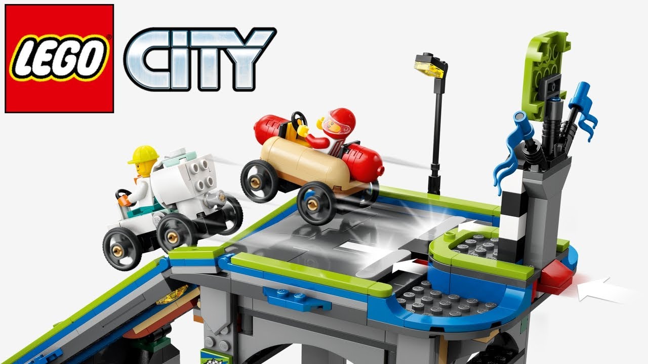 LEGO City No Limits: Race Car Ramp Track 60460- Speed Build Review | LEGO 60460