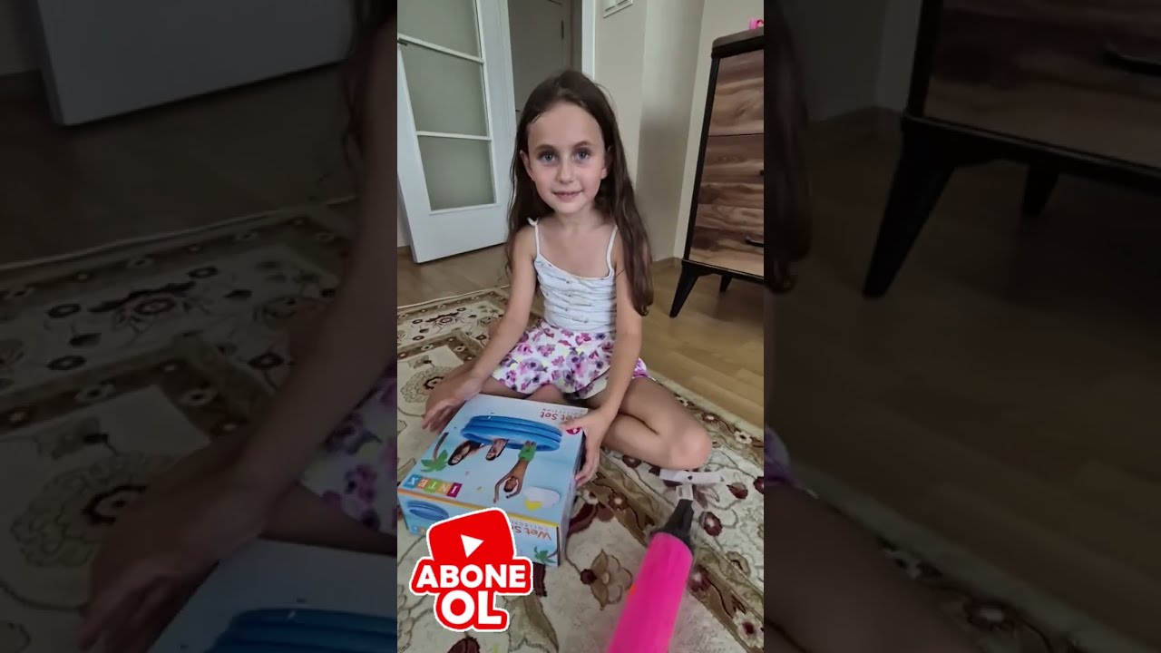 Havuz kurduk | funny kids video