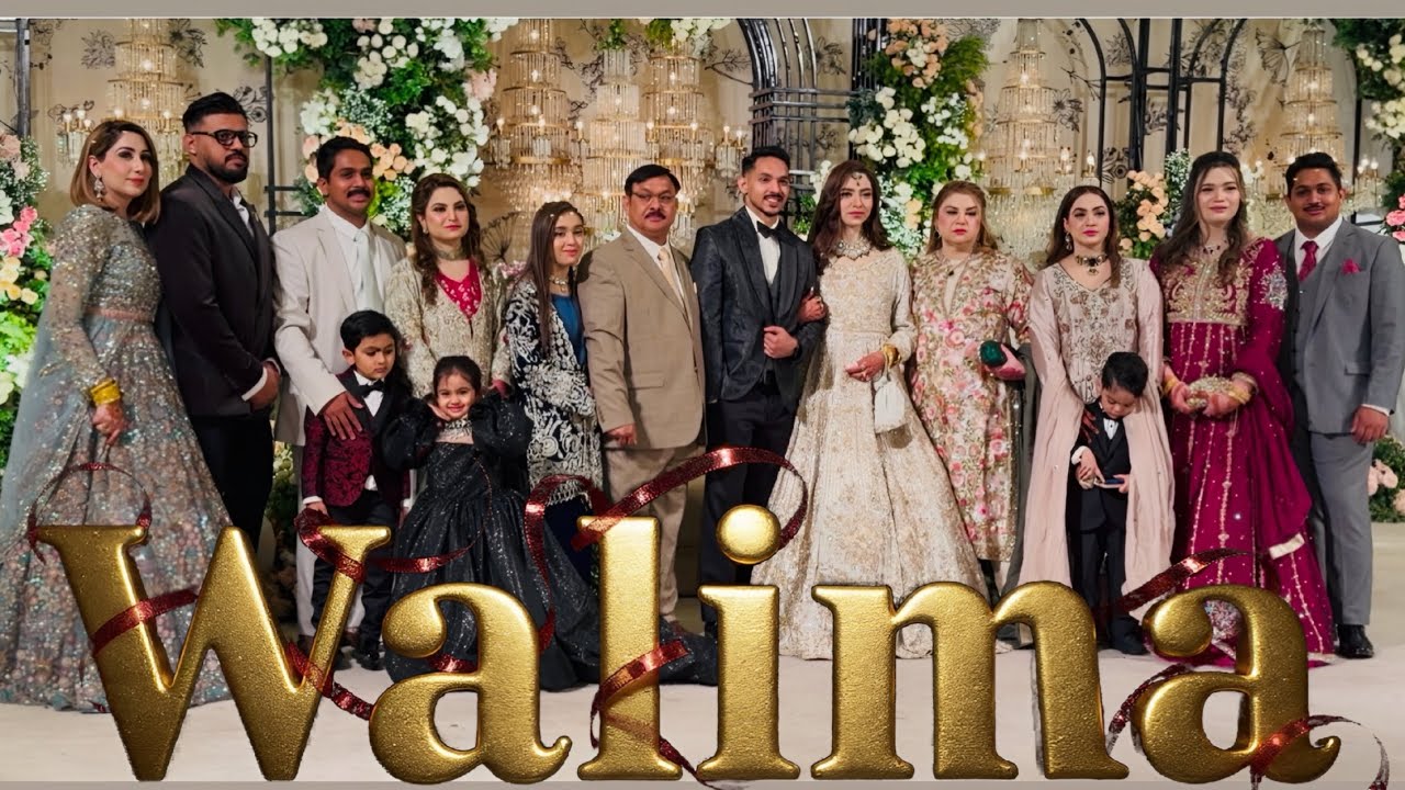 ALHAMDULILLAH walima b ache se ho gaya 🥰groom & bride ki beautiful entry 🎶mera dress uff uff 😜🤣