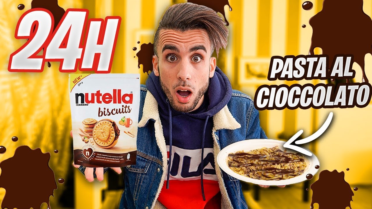 🍫☕ MANGIO per 24 ORE SOLO CIBO al CIOCCOLATO! | 24 ORE CHALLENGE