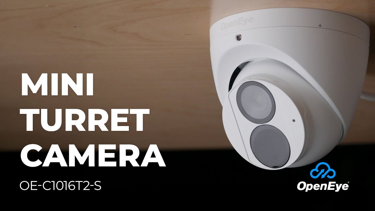 Introducing the OE-C1016T2-S 2MP Mini Turret Camera with Analytics