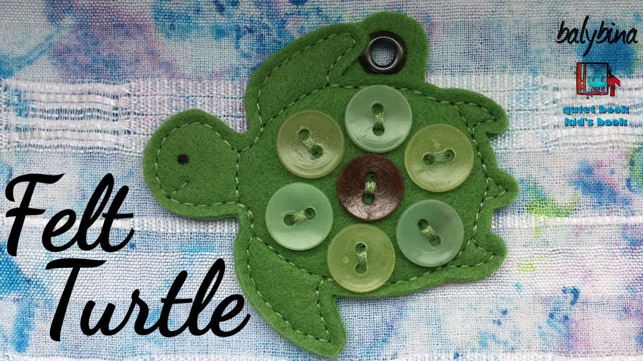 Felt Turtle TUTORIAL | Korean Hard Felt