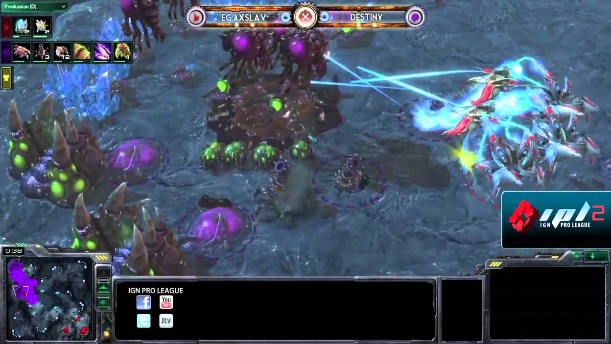 IPL S2 - Losers: Round 1 - Axslav vs Destiny - Game 1 of 3