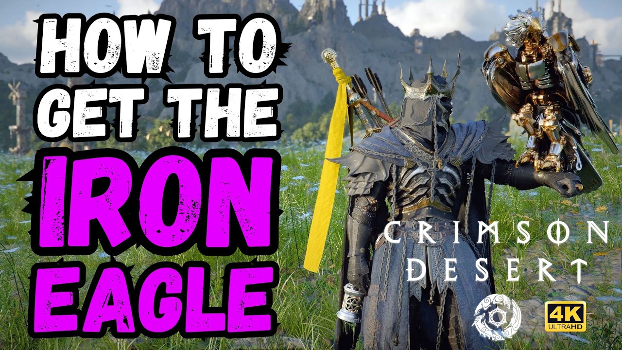 Crimson Desert | How & Where to Get the Iron Eagle Pet 🦅 4K 60FPS #crimsondesert