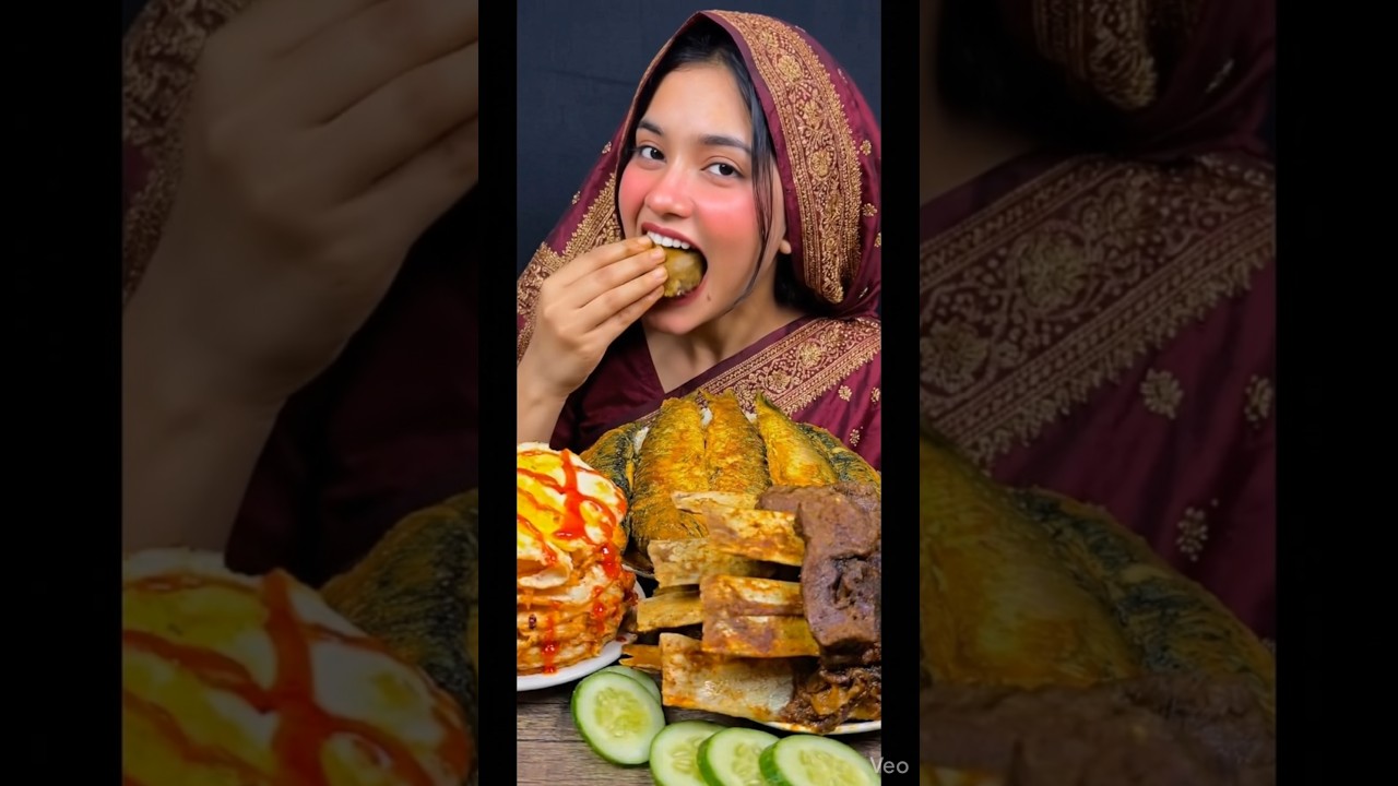 ASMR Eating Fried Fish & Chicken Liver 🍗🐟 | Satisfying & Relaxing Eating | ASMR Mukbang #mukbang