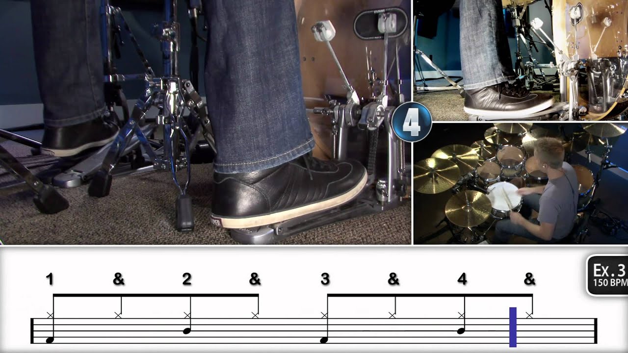 Heel-Toe Bass Drum Fills - Drum Lesson (DRUMEO)