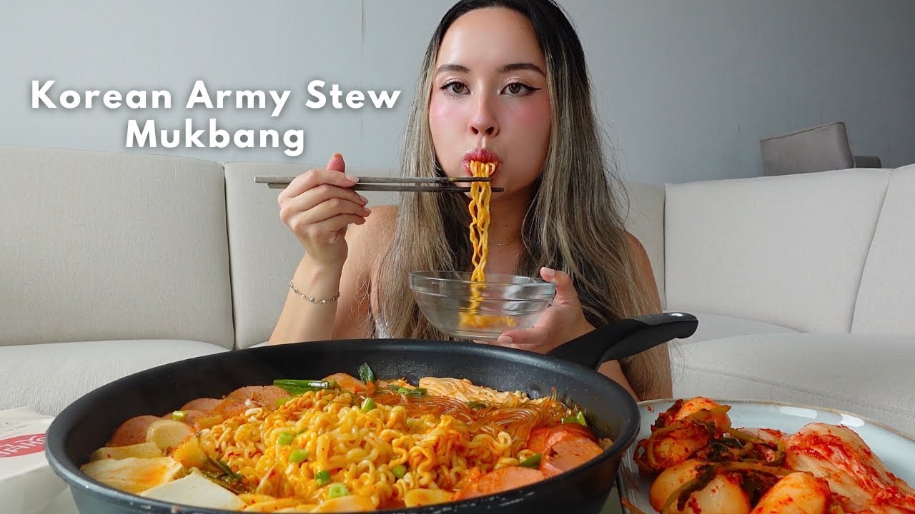 [#playkoreanfood_ Season4]_Корейское армейское рагу (Будэ чжигаэ) Мукбанг